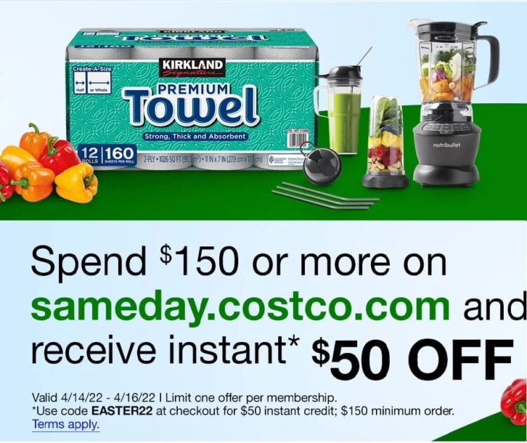 Costco members: Get $50 off orders of $150+ with same-day delivery - Clark  Deals