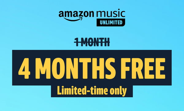Amazon Music Unlimited Free Trial Offer