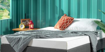 ZINUS Curtis Upholstered Platform Bed Frame deal