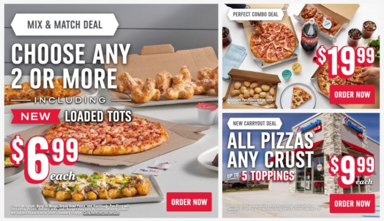 dominos deals and promo codes