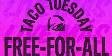 Free Tacos from Taco Bell Every Tueday