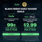 Hulu Black Friday Offer