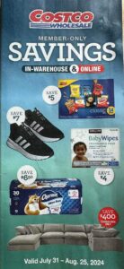 Costco Coupon book for July-August